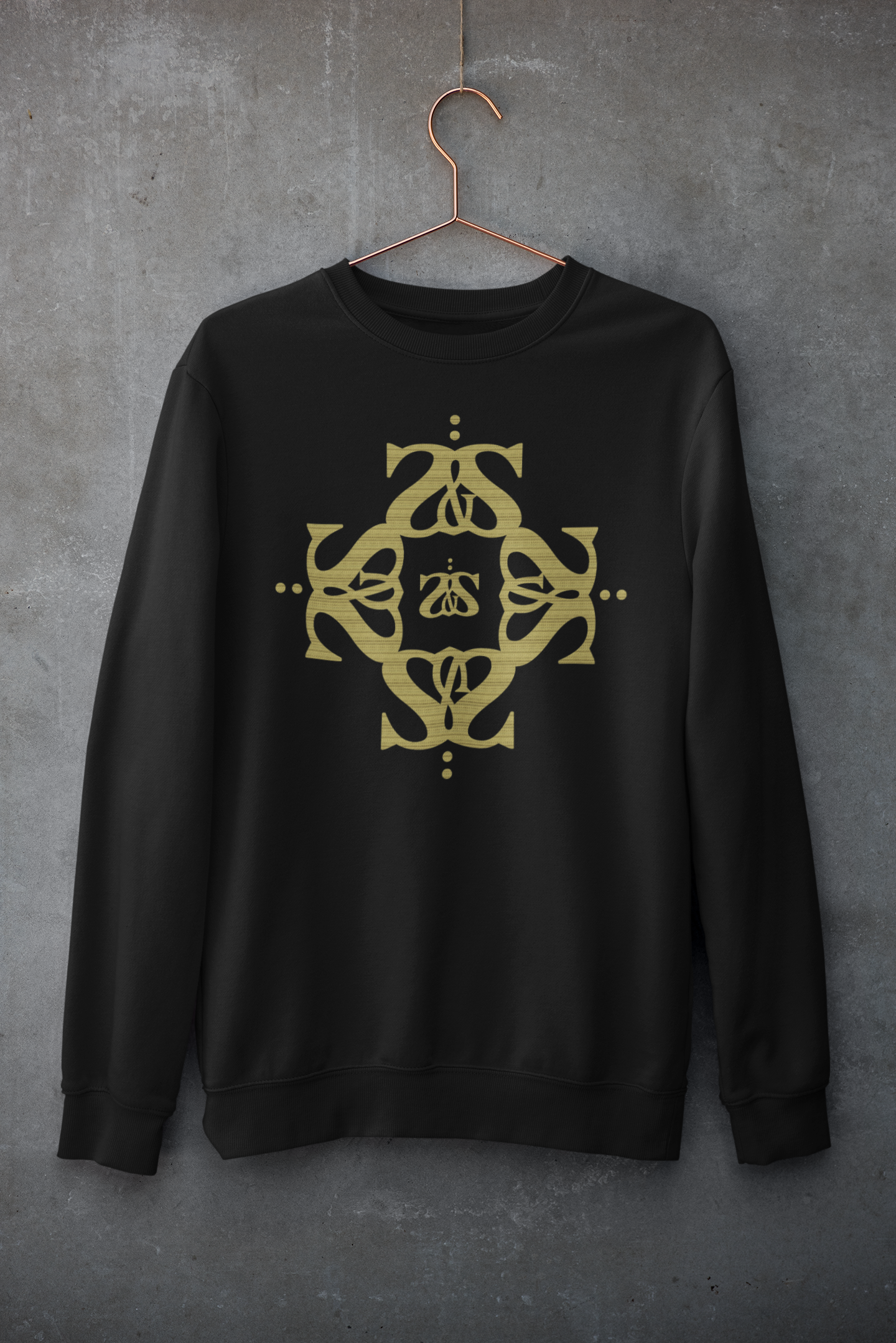 SWEATSHIRT - GOLD MONO